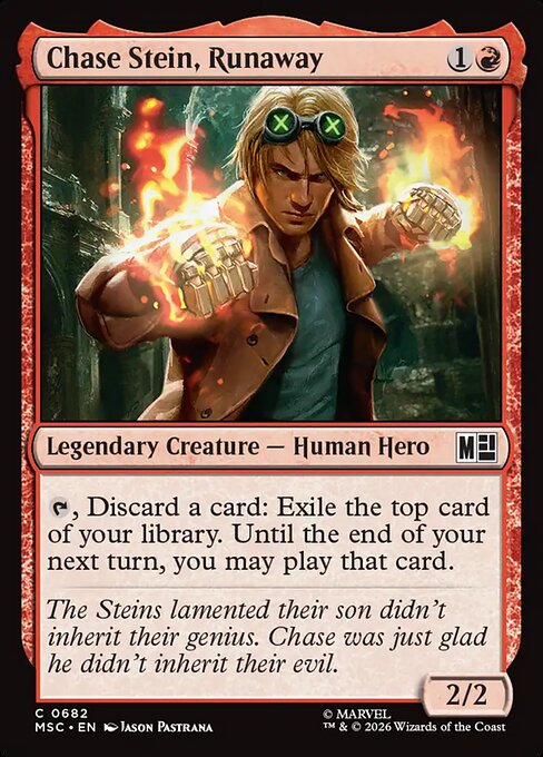 Chase Stein, Runaway