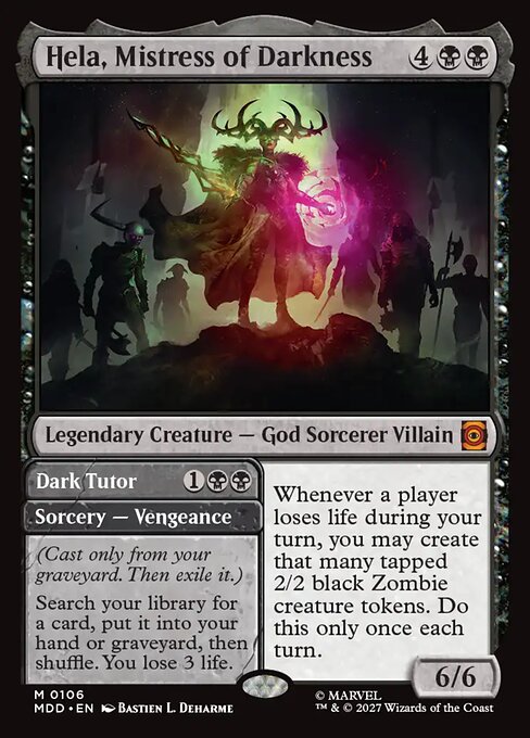 Hela, Mistress of Darkness // Dark Tutor