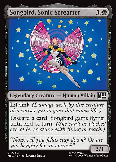 Songbird, Sonic Screamer