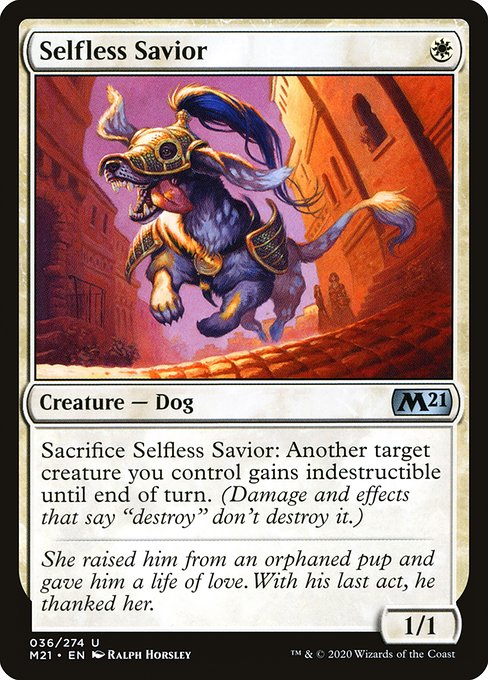 Selfless Savior