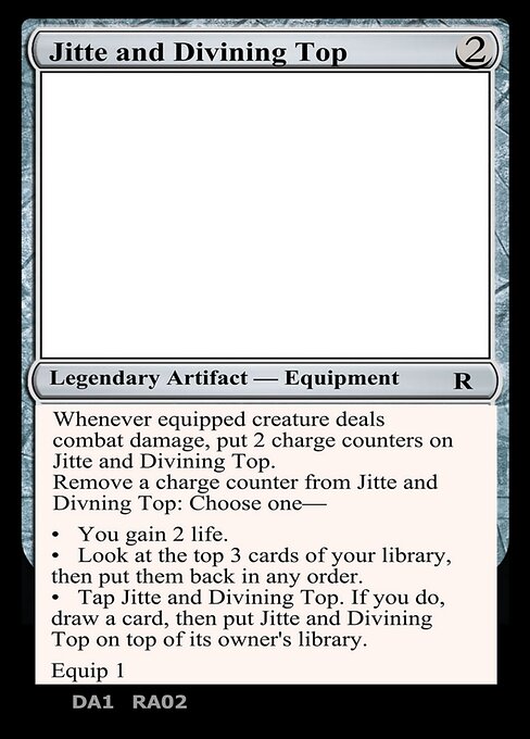 Jitte and Divining Top