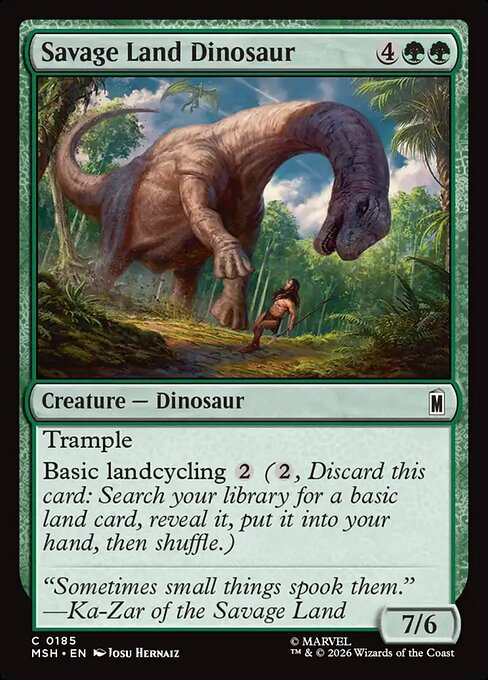 Savage Land Dinosaur