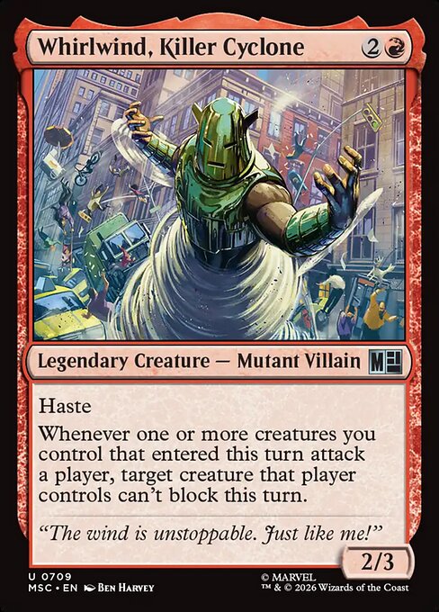 Whirlwind, Killer Cyclone