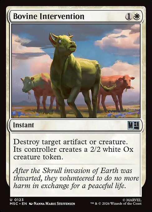 Bovine Intervention