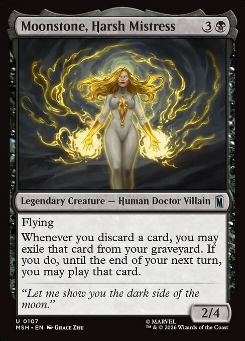 Moonstone, Harsh Mistress