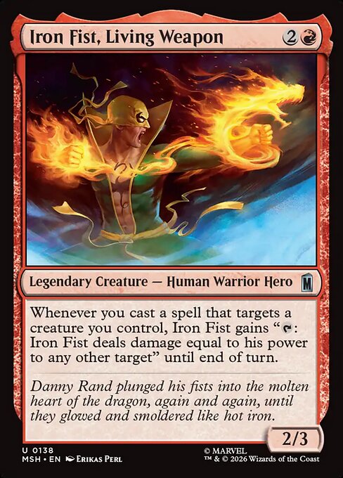 Iron Fist, Living Weapon