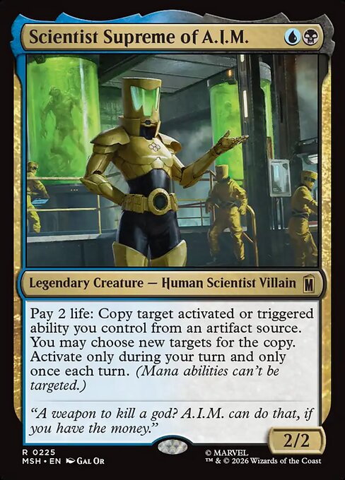 Scientist Supreme of A.I.M.