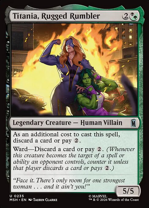 Titania, Rugged Rumbler