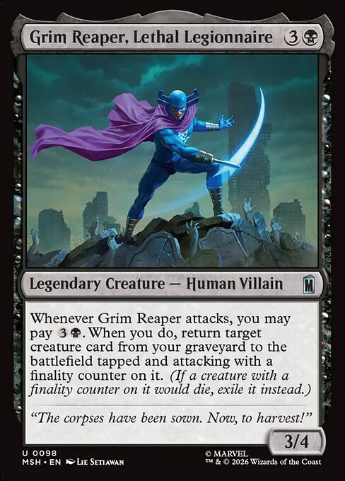 Grim Reaper, Lethal Legionnaire