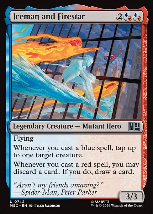 Iceman and Firestar