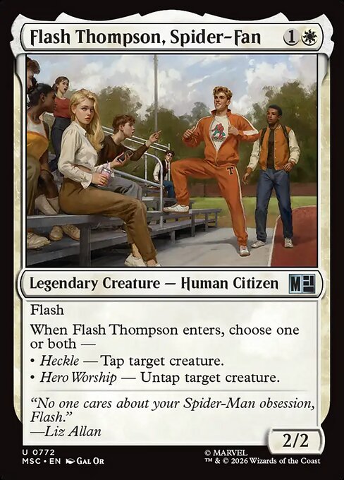 Flash Thompson, Spider-Fan
